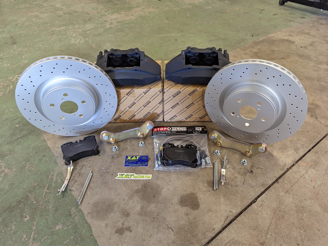 XAT Racing > Brake Systems > XAT Lexus LS460/ISF Front Big Brake Kit